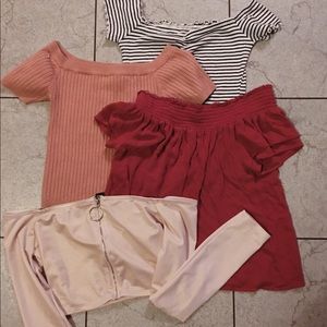 Shoulder off tops bundle 👀